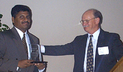 Mani Janakiram receives award